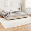 vidaXL Tapis en fausse Tafalla Blanc 200 x 280 cm Polyester