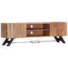 vidaXL Meuble TV 140x30x45 cm Bois d'acacia massif