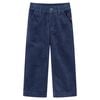 vidaXL Pantalons pour enfants velours c&ocirc;tel&eacute; bleu marine 92