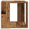 vidaXL Table basse Bois Ancien 32 x 32 x 30 cm Bois d'ing&eacute;nierie