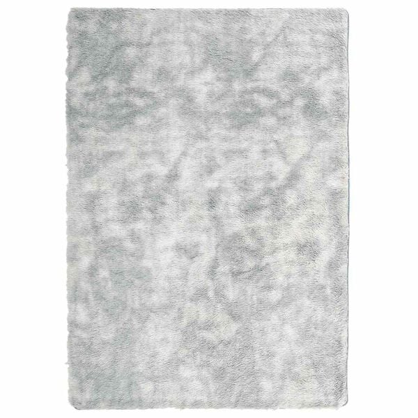 vidaXL Tapis shaggy &agrave; poils longs NAVARRA gris argent&eacute; 240x340 cm