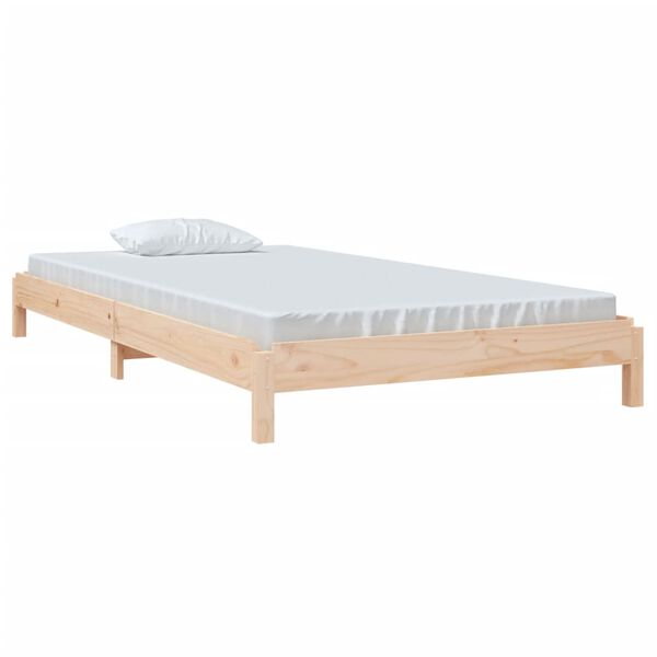 vidaXL Lit empilable sans matelas 100x200 cm bois massif de pin