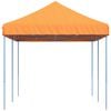 vidaXL Tente de r&eacute;ception pliable escamotable orange 580x292x315 cm