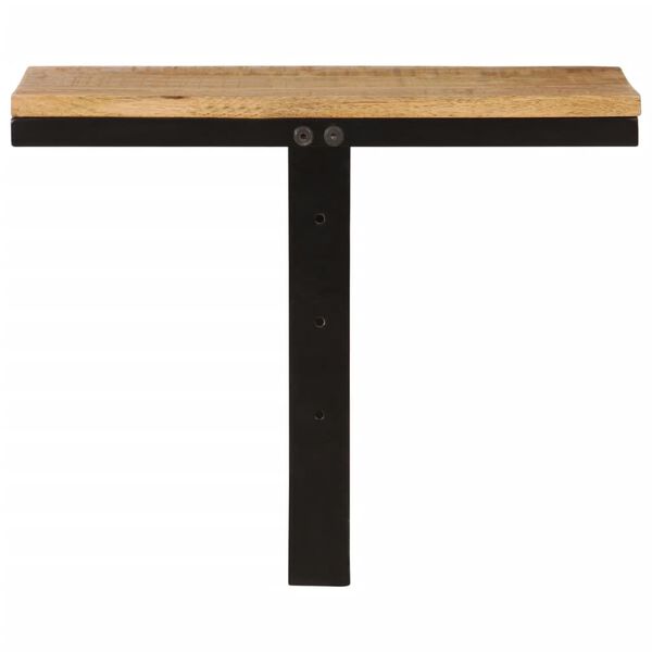 vidaXL Étagère murale 40x30x32 cm bois massif de manguier et fer