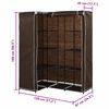 vidaXL Garde-robe d'angle Marron 130x87x169 cm