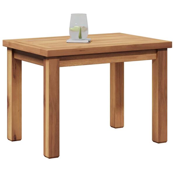 vidaXL Table basse Marron 50 x 35 x 36 cm Bois de teck solide