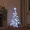 vidaXL Sapin de No&euml;l avec 100 LED Blanc froid 122 cm Acrylique