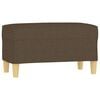 vidaXL Banc Marron 70x35x41 cm Tissu