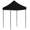 vidaXL Tente de r&eacute;ception pliable escamotable noir 200x200x306 cm