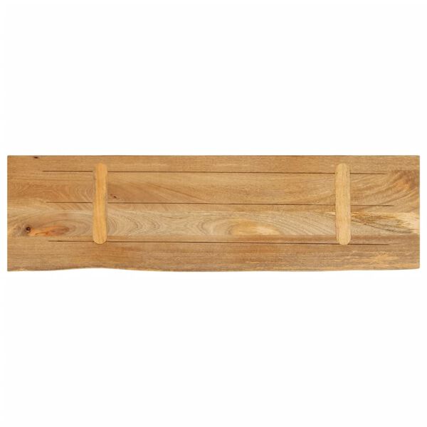 vidaXL Dessus de table à bord vivant 110x30x2,5cm bois massif manguier