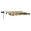 vidaXL Store r&eacute;tractable manuel avec LEDs 3,5 x 2,5 m