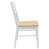 vidaXL Chaises de salle &agrave; manger 2 pcs Blanc 43 x 54 x 89 cm