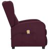 vidaXL Fauteuil de massage Violet Tissu