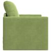 vidaXL Canap&eacute;-Lit 60cm Vert clair Velours