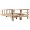 vidaXL Cadre de lit sans matelas 140x190 cm bois de pin massif