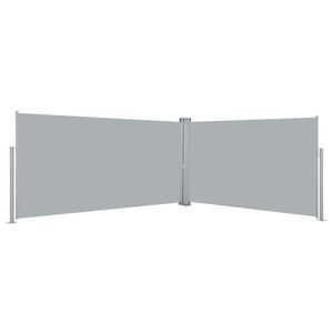 vidaXL Auvent lat&eacute;ral r&eacute;tractable 160x600 cm Gris
