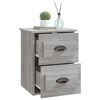 vidaXL Table de chevet murale sonoma gris 41,5x36x53 cm