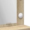 vidaXL Table de Toilette avec tiroir Chêne Sonoma 79 x 41 x 135 cm