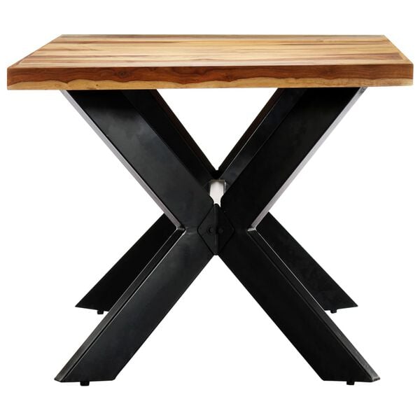 vidaXL Table &agrave; manger 180x90x75 cm Bois massif