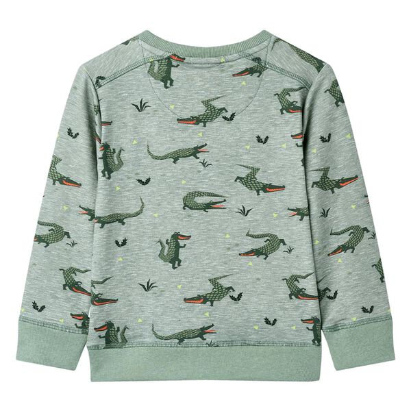 Sweatshirt pour enfants mélange kaki clair 116