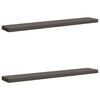 vidaXL Coussins de banc 2 pi&egrave;ces VUGHT 2 pcs 100 % polyester Gris