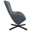vidaXL Fauteuil &oelig;uf Gris fonc&eacute; 63 x 73 x 90 cm Velours