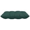 vidaXL Coussins de siège 2 pcs Vert foncé 40 x 40 x 6 cm tissu