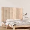 vidaXL T&ecirc;te de lit murale 147x3x90 cm Bois massif de pin