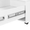vidaXL Table basse Blanc brillant 120x60x35 cm