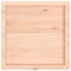 vidaXL Comptoir de salle de bain 60x60x(2-4) cm bois massif non trait&eacute;
