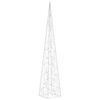 vidaXL Cône lumineux décoratif à LED Acrylique Bleu 120 cm