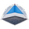 vidaXL Tente de plage bleu azur&eacute; lib&eacute;ration rapide imperm&eacute;able
