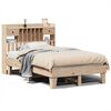 vidaXL Cadre de lit sans matelas 135x190 cm bois de pin massif