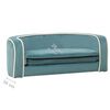 vidaXL Canap&eacute; pliable pour chien Turquoise 73x67x26 cm Coussin lavable