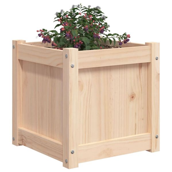 vidaXL Jardini&egrave;res 2 pcs bois de pin massif