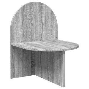 vidaXL Table de chevet Sonoma gris 48 x 49 x 65 cm Bois d&rsquo;ing&eacute;nierie