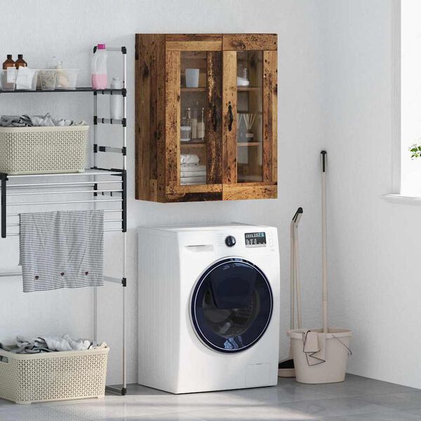 vidaXL Meuble mural Bois Ancien 69,5 x 34 x 90 cm