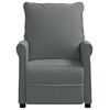 vidaXL Fauteuil inclinable &eacute;lectrique Gris fonc&eacute; Tissu