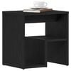vidaXL Cabinet de chevet Ch&ecirc;ne noir 40 x 30 x 40 cm Bois d'ing&eacute;nierie