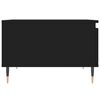 vidaXL Table basse noir 55x55x36,5 cm bois d'ing&eacute;nierie