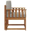 vidaXL Canap&eacute; d&rsquo;ext&eacute;rieur Bois d'acacia massif et polyester