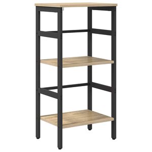 vidaXL &Eacute;tag&egrave;re 2 niveaux 40 x 29,5 x 81 cm Bois d'ing&eacute;nierie