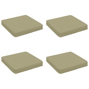 vidaXL Coussins de si&egrave;ge 4 pi&egrave;ces VUGHT 4 pc 100 % polyester