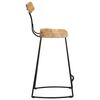 vidaXL Tabourets de bar lot de 2 49x43x88 cm bois de manguier massif