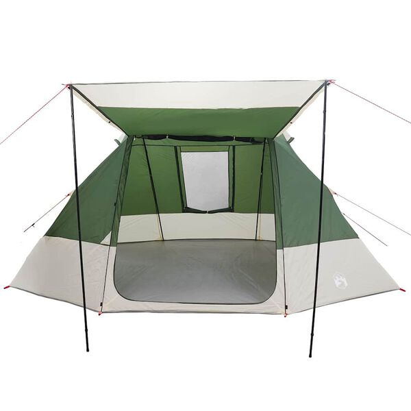 vidaXL Tente de camping avec toit Vert 482 x 360 x 227 cm taffetas