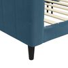 vidaXL Lit de repos sans matelas bleu 90x200 cm velours