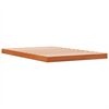 vidaXL Cadre de lit sans matelas cire marron 120x190cm bois pin massif