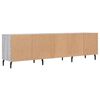 vidaXL Meuble TV sonoma gris 150x30x44,5 cm bois d'ing&eacute;nierie