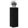 vidaXL Support de Plante Ch&ecirc;ne noir 33 x 33 x 100 cm Bois d'ing&eacute;nierie