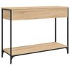 vidaXL Table console ch&ecirc;ne sonoma 100x34,5x75 cm bois d'ing&eacute;nierie
